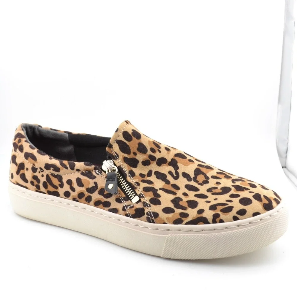 Dr Scholls Be Free Slip On Sneakers Casual Everyday Fall Leopard Print 10 Bold‎